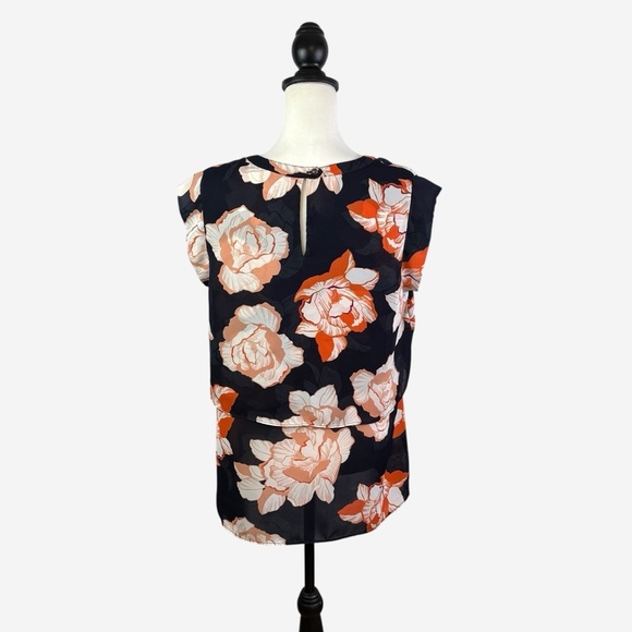 Cabi Floral Sleeveless Blossom Tiered Blouse Style 5030 Medium - Picture 7 of 13